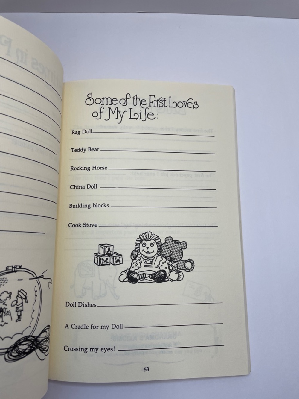 NWT Vintage “Grandma Was Quite a Girl" Heirloom Book. - Picture 11 of 12